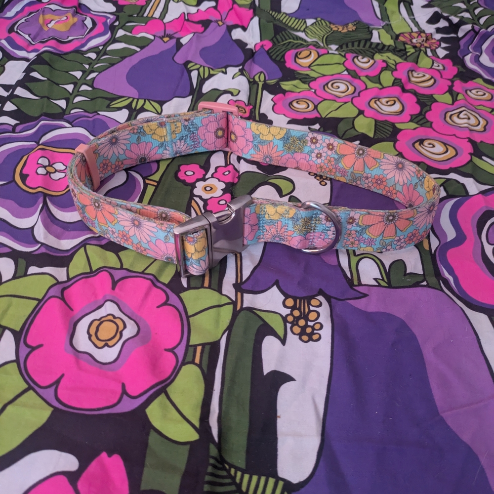 Floral Pattern Belt/Dog Collar (Never Used On A Dog Lol)